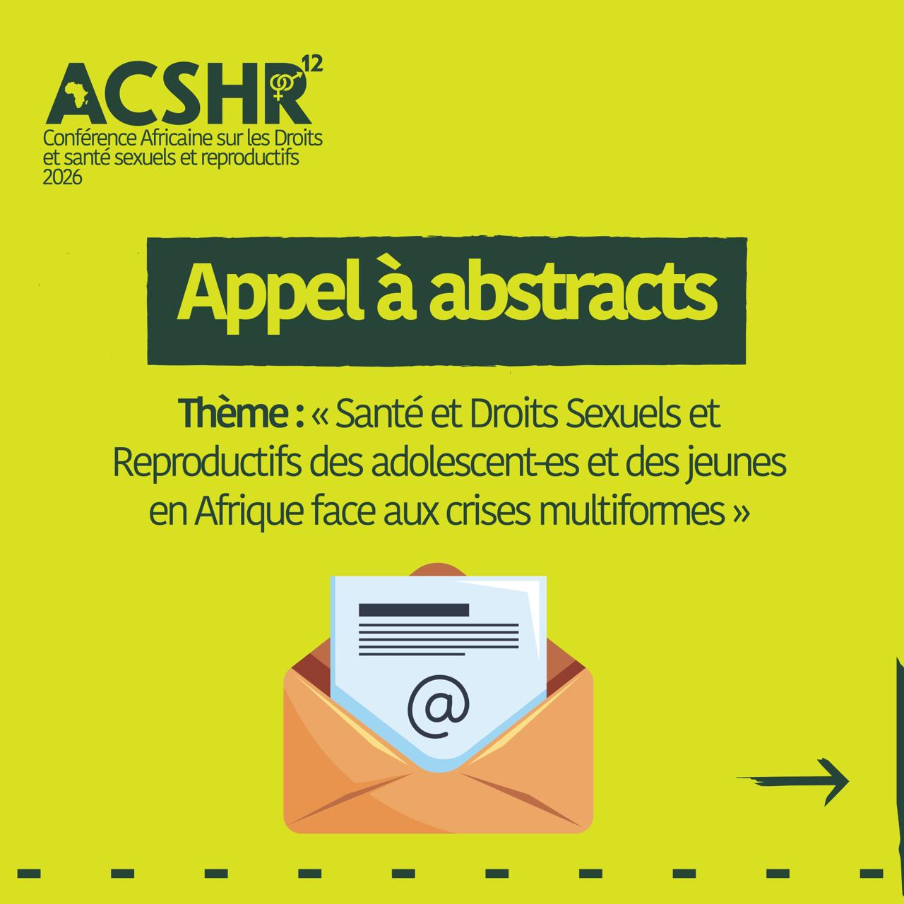 Visuel appel à abstracts ACSHR 2026